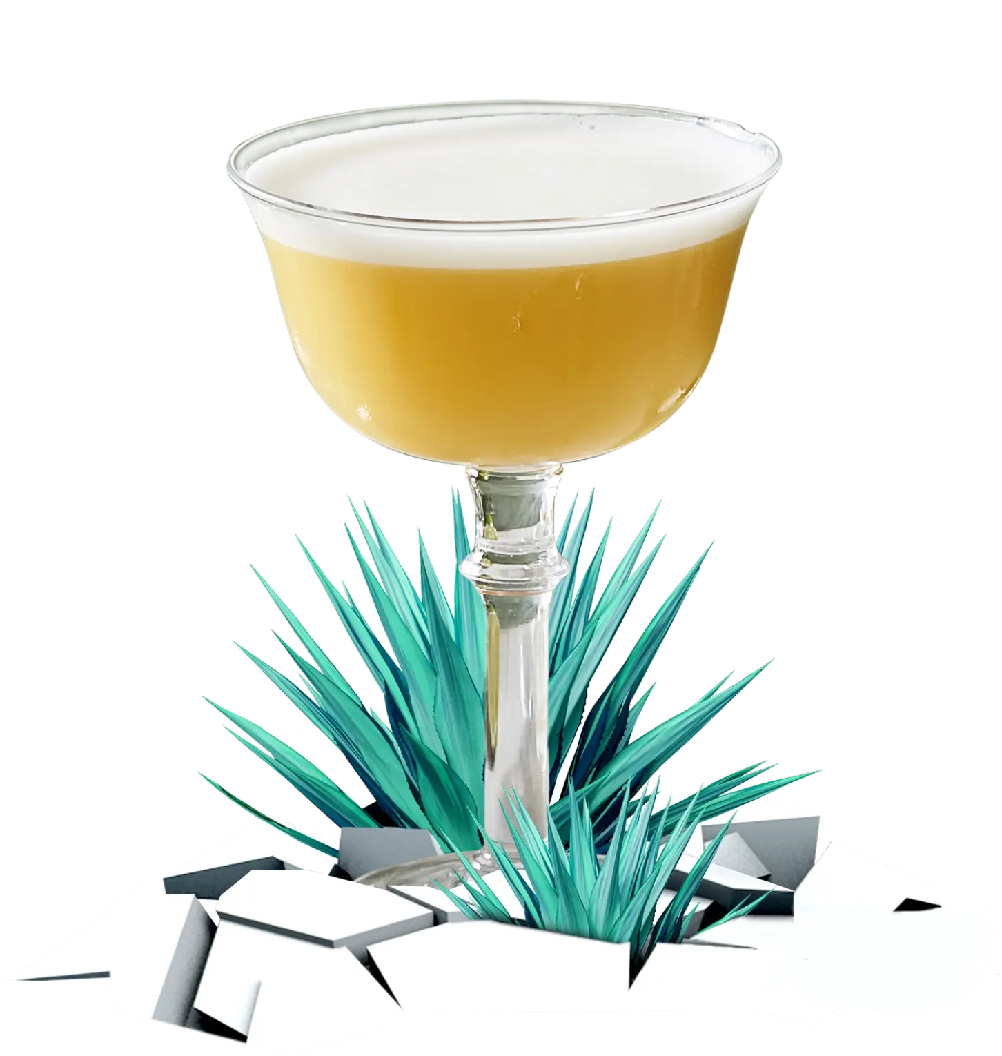 coupe glass of matador cocktail